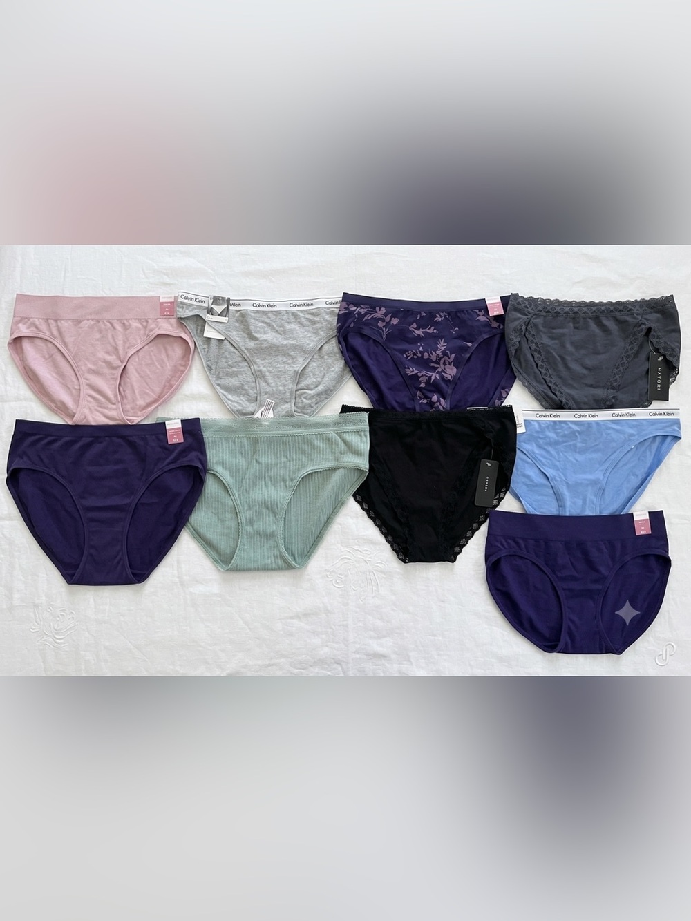 Victoria’s Secret Calvin Klein Auden panties Bikini Briefs VS LARGE lot bundle - Picture 4 of 4